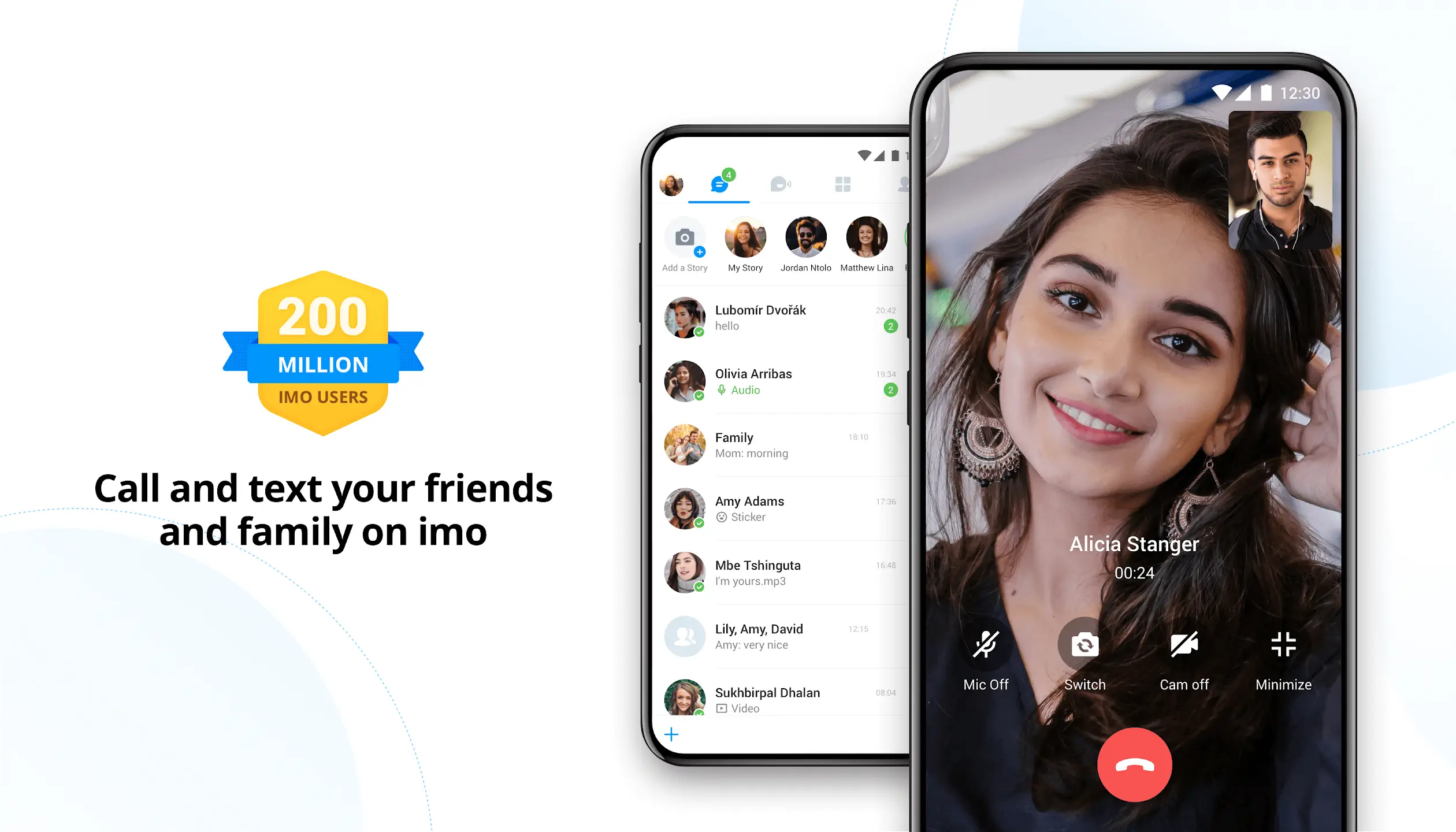 imo video calls and chat