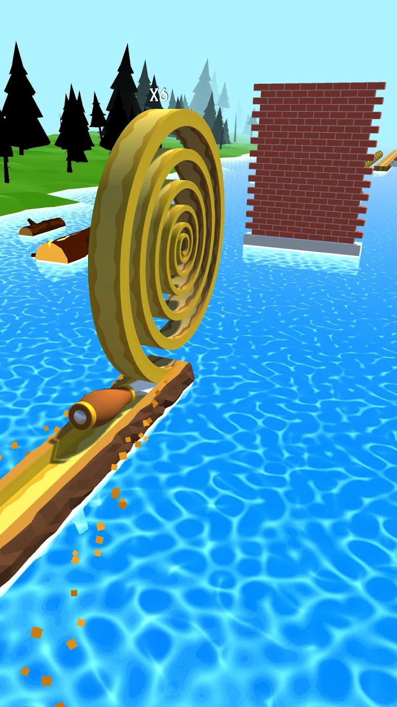 التقدم في لعبة spiral roll