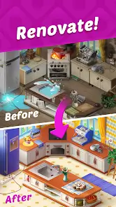 قصة لعبة Homescapes