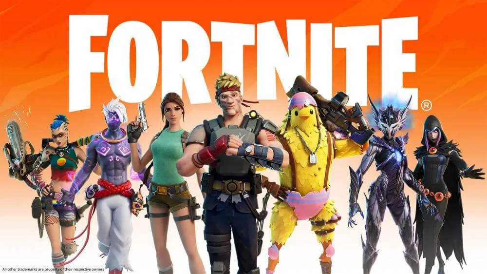 تحديث المحتوي في لعبة Fortnite