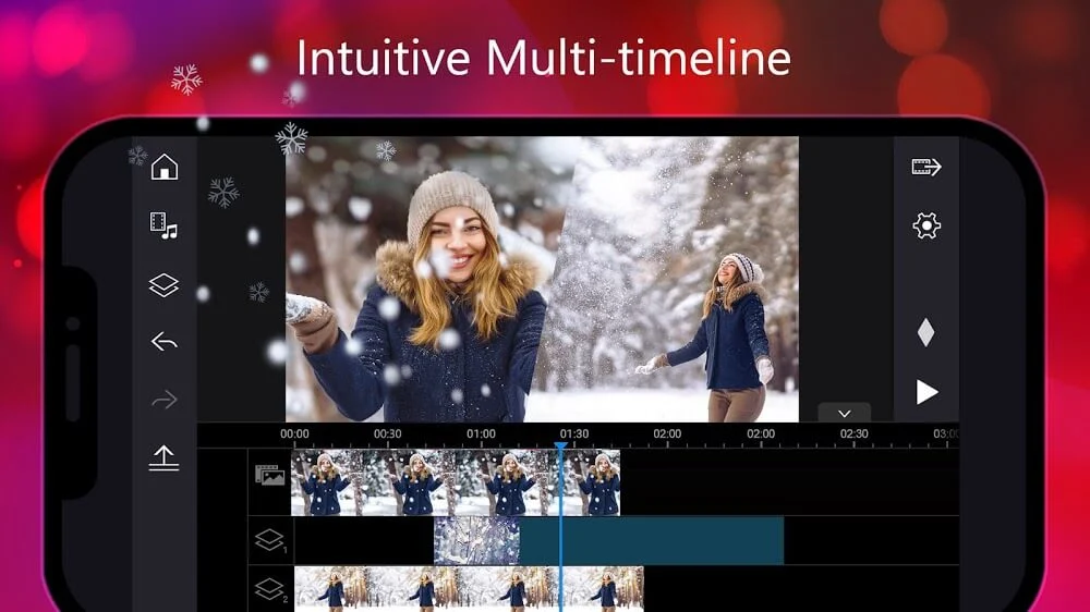 عناصر برنامج PowerDirector pro