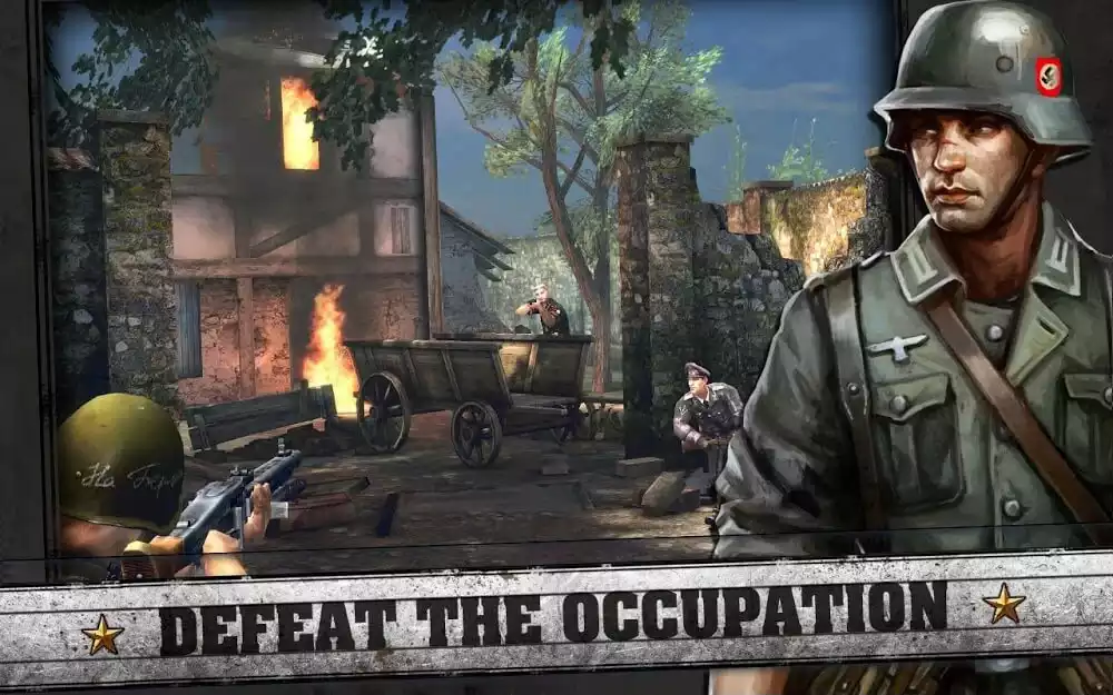 مهمات وأسلحة لعبة Frontline Commando: D-Day