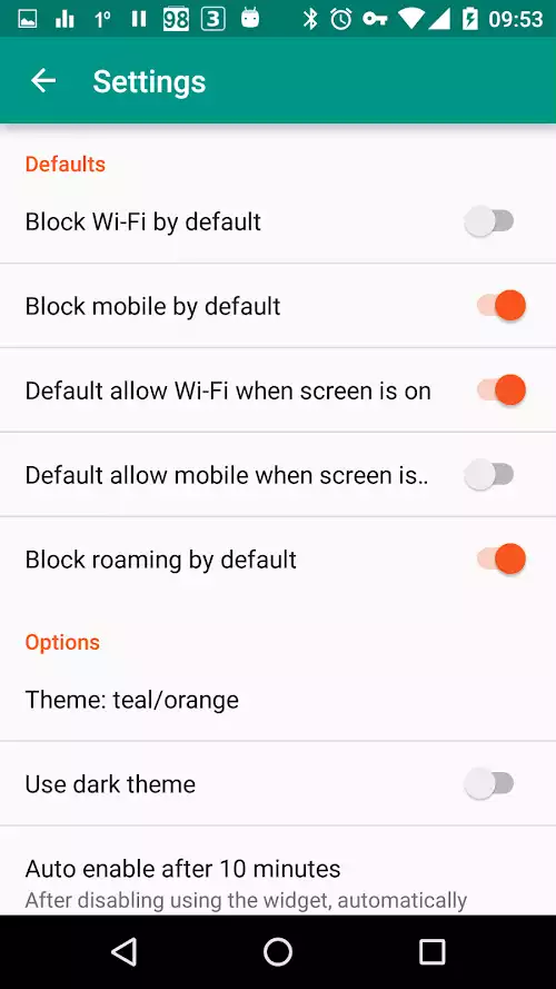 حظر اتصال التطبيقات بالأنترنت بواسطة NetGuard