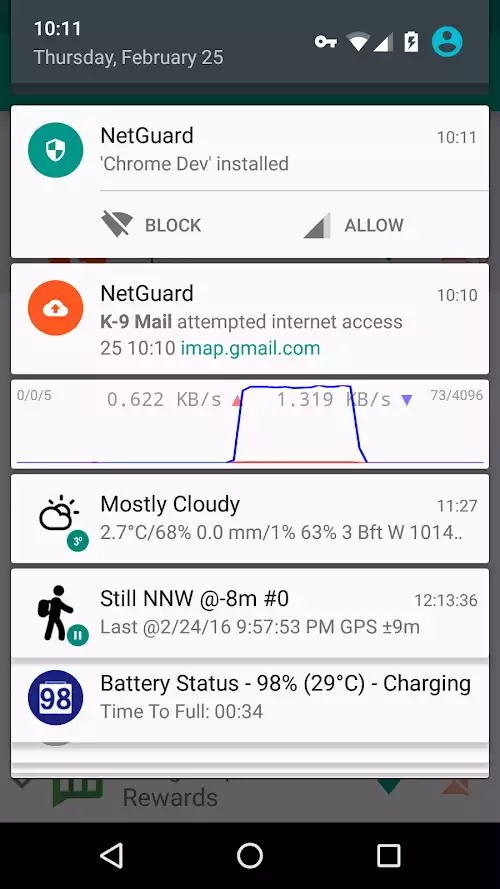 شرح كيفية منع النت عن بعض التطبيقات في برنامج NetGuard