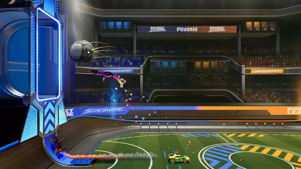 التحكم في لعبة Rocket League