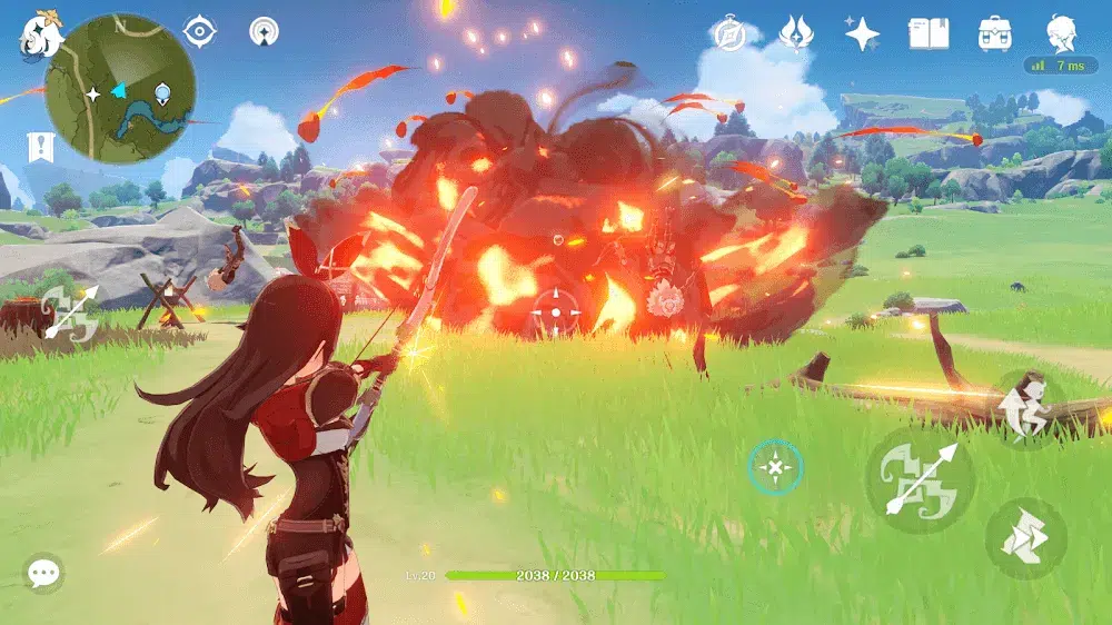 المواجهات في لعبة Genshin Impact