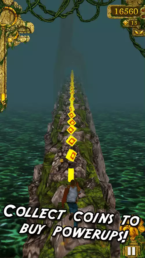 سرقة التمثال في لعبة Temple Run