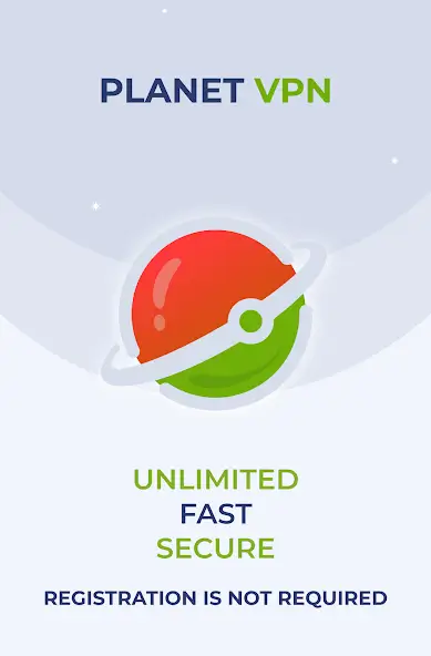 واجهة تطبيق Planet VPN  